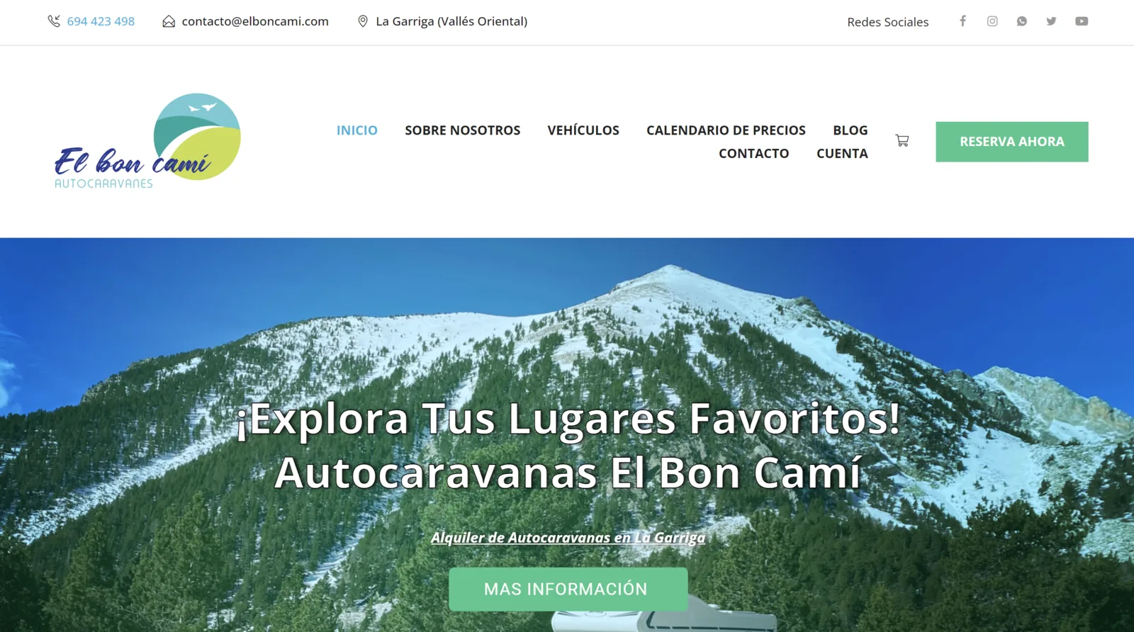El Bon Camí e-commerce website preview